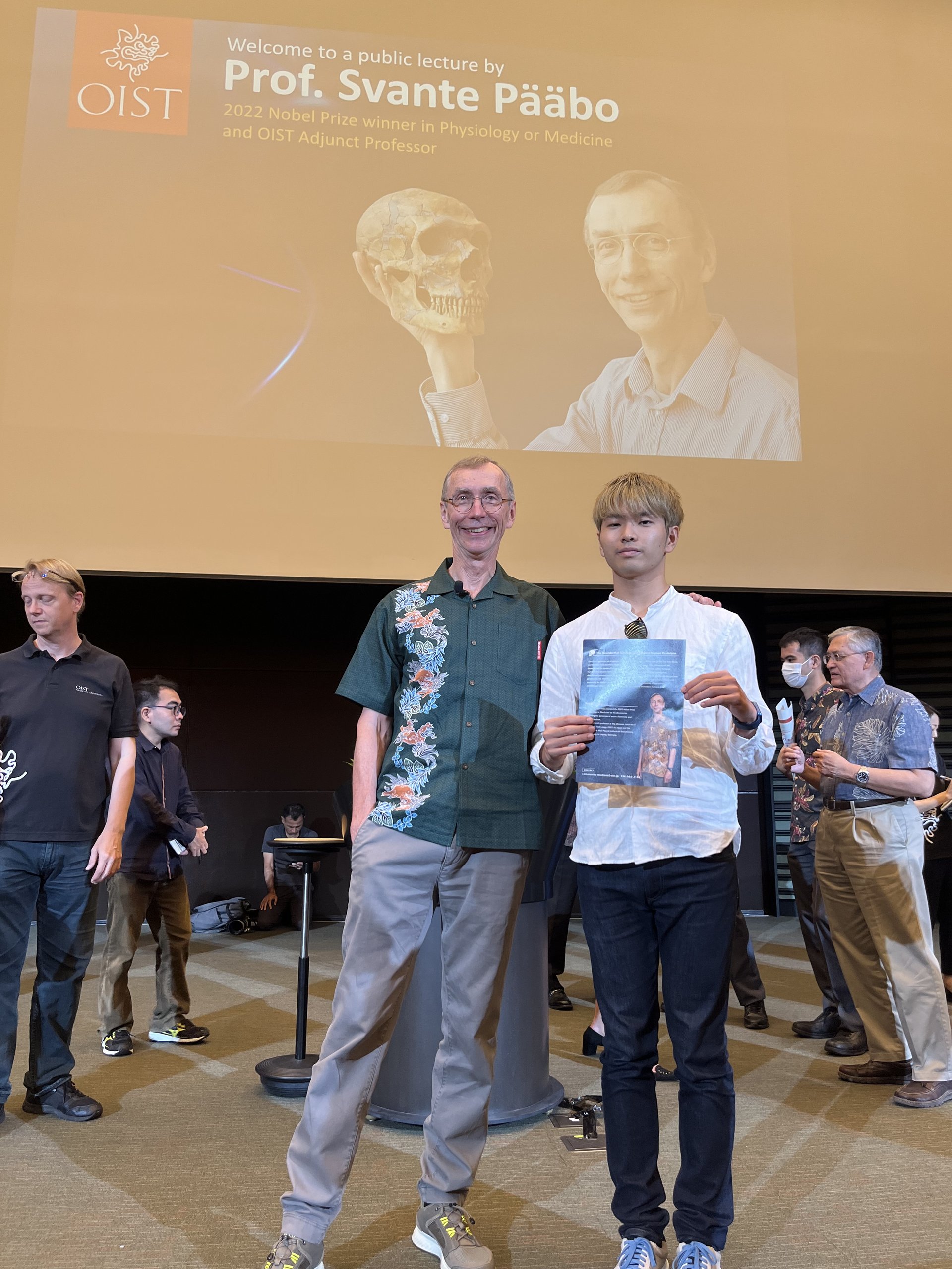 With Nobel Prize Winner Prof.Svante Pääbo